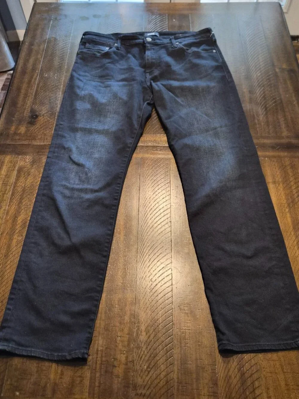 Mavi Jeans Matt Relaxed Straight Leg Dark Wash Blue Denim Mens Size 38x34 G596